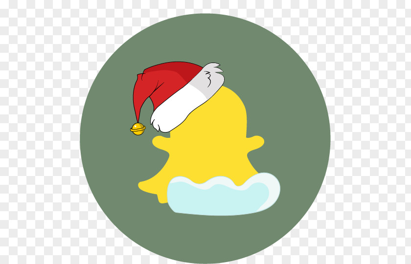 Snapchat Social Media Christmas PNG