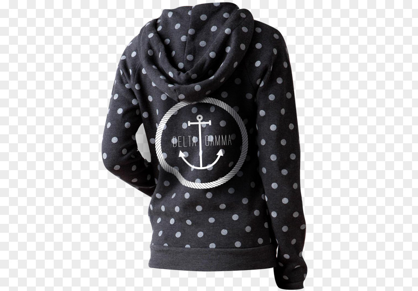 Anchor Rope Hoodie Polka Dot Bluza Sleeve PNG