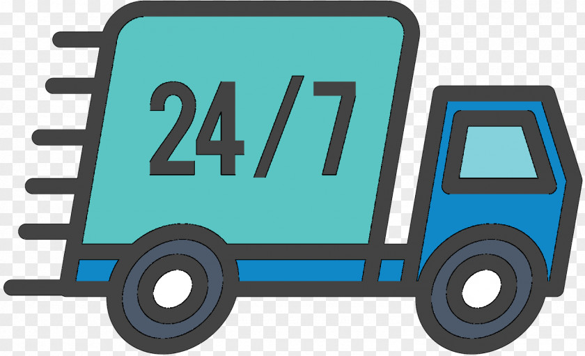 Car Van Truck Mover Transport PNG