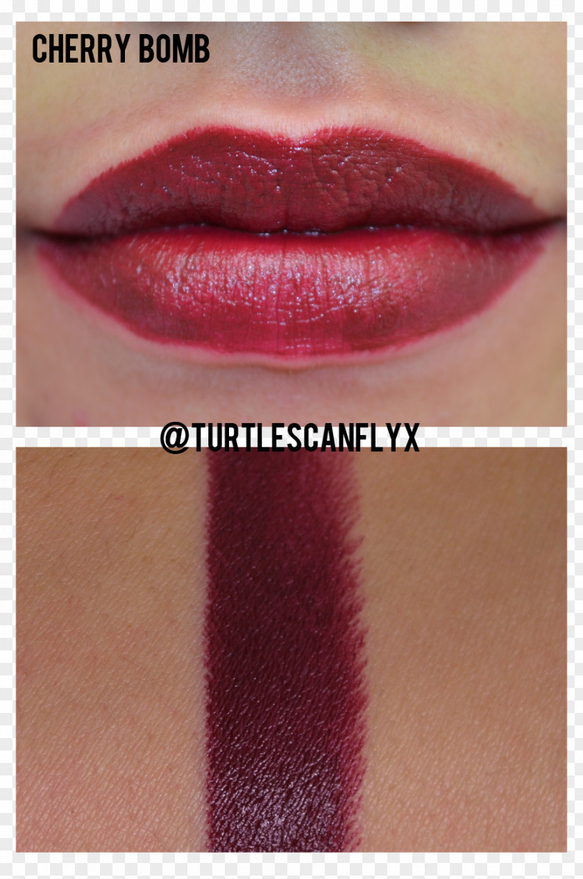 Cherry Shade Lipstick Lip Gloss Liner Rimmel PNG