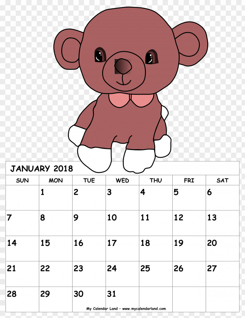 Child Online Calendar 0 January PNG