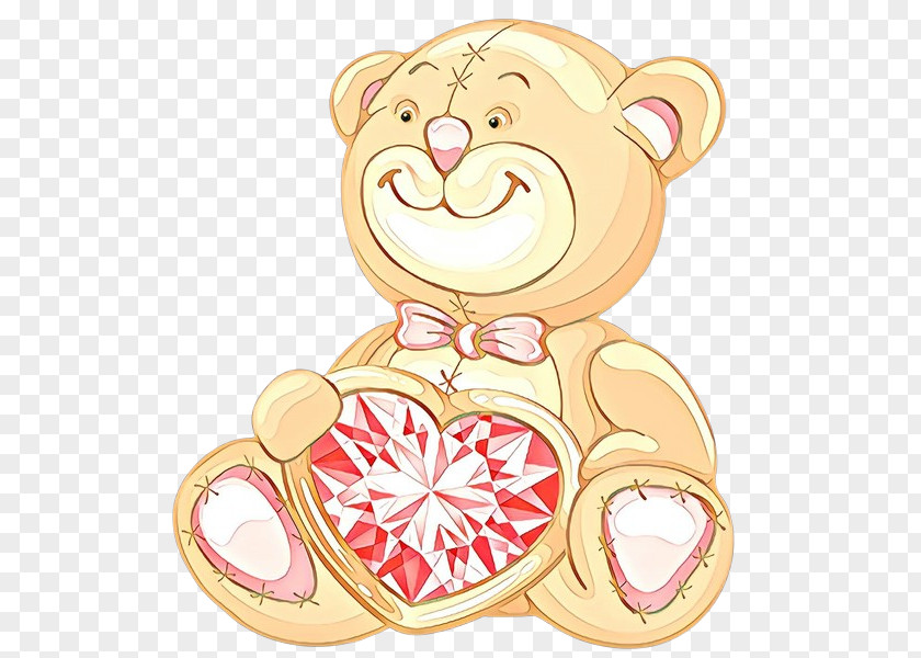 Heart Cheek Teddy Bear PNG