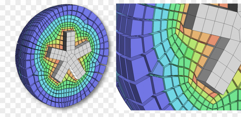 Mesh Generation Types Of Hexahedron Unstructured Grid Polygon PNG