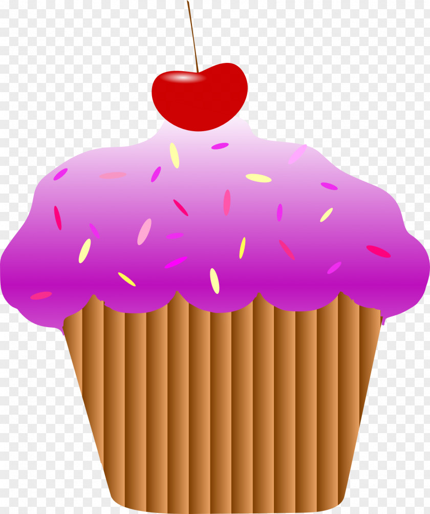 Cupcake Cartoon Frosting & Icing Birthday Cake Clip Art PNG