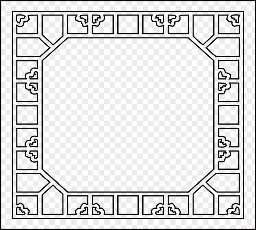 Honorable Black Frame Picture Icon PNG
