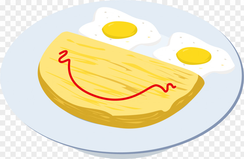 Sun Fried Egg Vector Toast Omelette Chicken Steak Bacon PNG