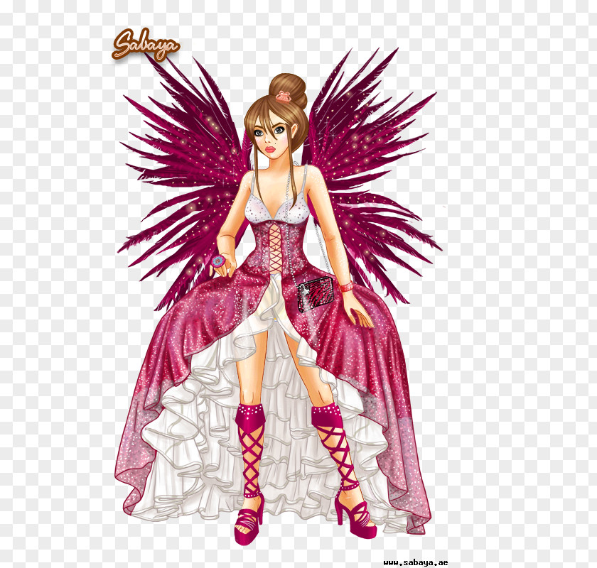 Fairy Barbie Lady Popular Costume Design PNG