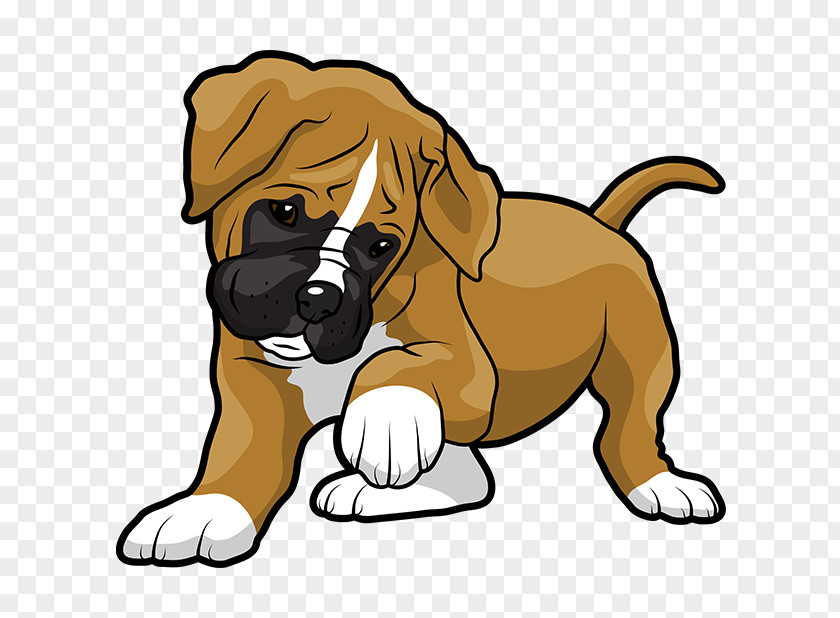 Puppy Boxer Bulldog Dog Breed Clip Art PNG