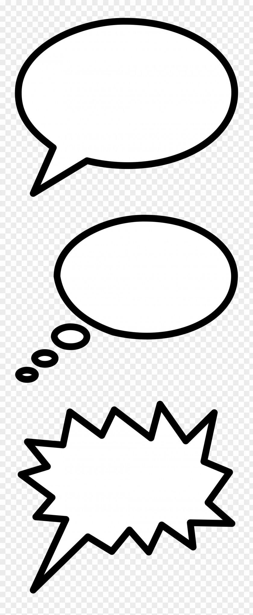 Three Kinds Speech Balloon Comics Dialogue Drawing PNG