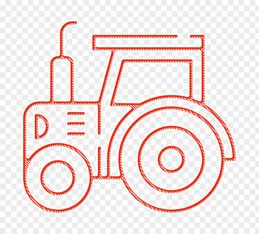 Tractor Icon Travel & Places Emoticons PNG
