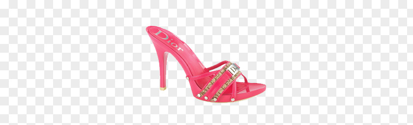 Dior Women's High-heeled Shoes Slipper Footwear Shoe Sandal PNG