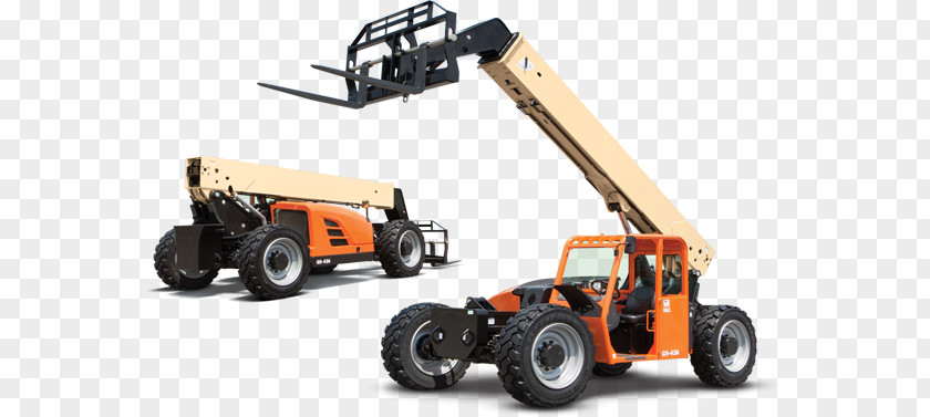 Forklift Telescopic Handler Equipment Rental Heavy Machinery Architectural Engineering PNG