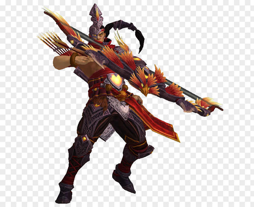 Smite Hou Yi Rendering PNG