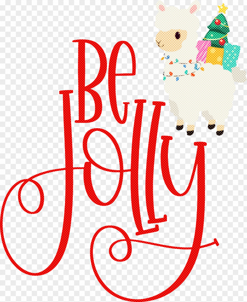 Be Jolly Christmas New Year PNG