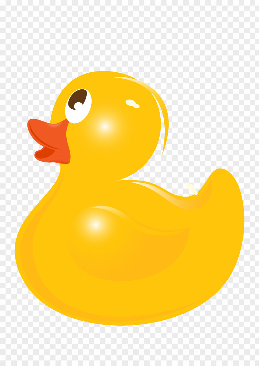 Cute Little Yellow Duck Toy Vector Material Project Clip Art PNG