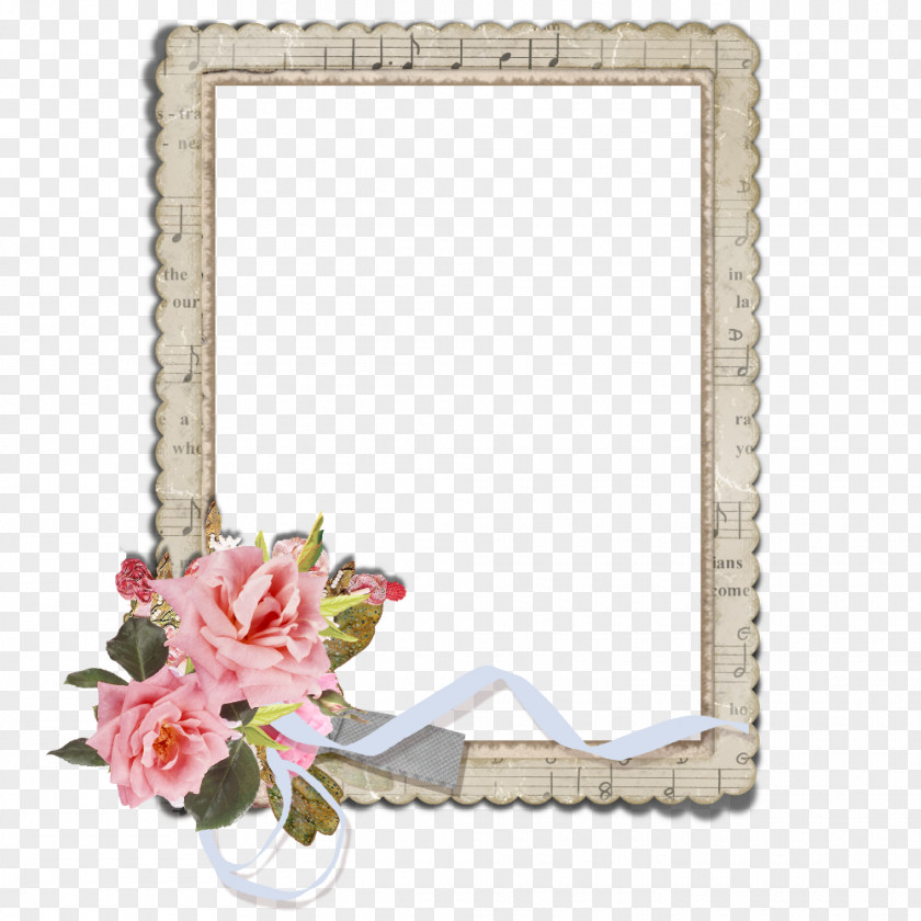 Hand-painted Floral Border Creative Label Oil Painting Reproduction Picture Frame Blog Polyvore PNG