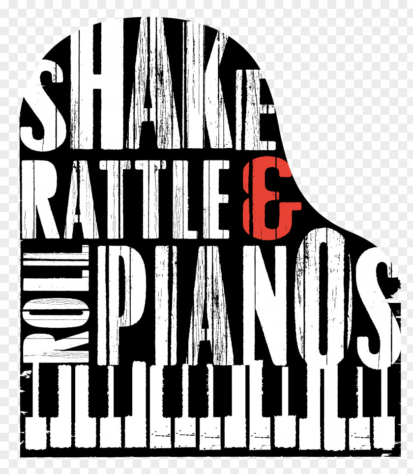 Piano SHAKE RATTLE & ROLL Dueling Pianos Bar PNG