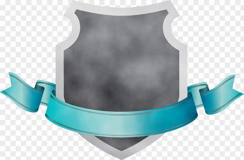 Turquoise Aqua Teal Shield PNG