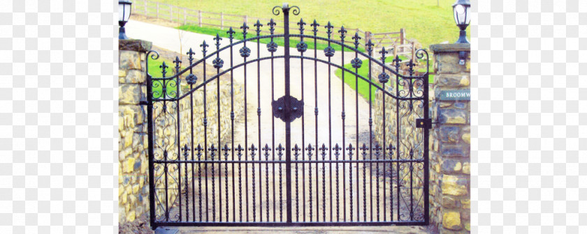 Wrought Iron Gate Fence Electric Gates PNG