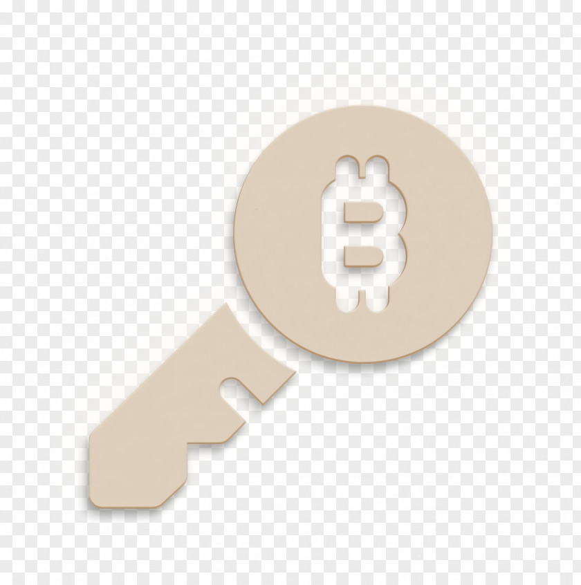 Bitcoin Icon Key PNG