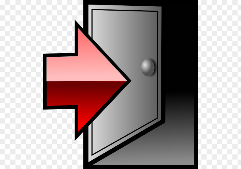 Door, Exit, Log Out, Logout, Sign Out Icon Exit Emergency Free Content Clip Art PNG