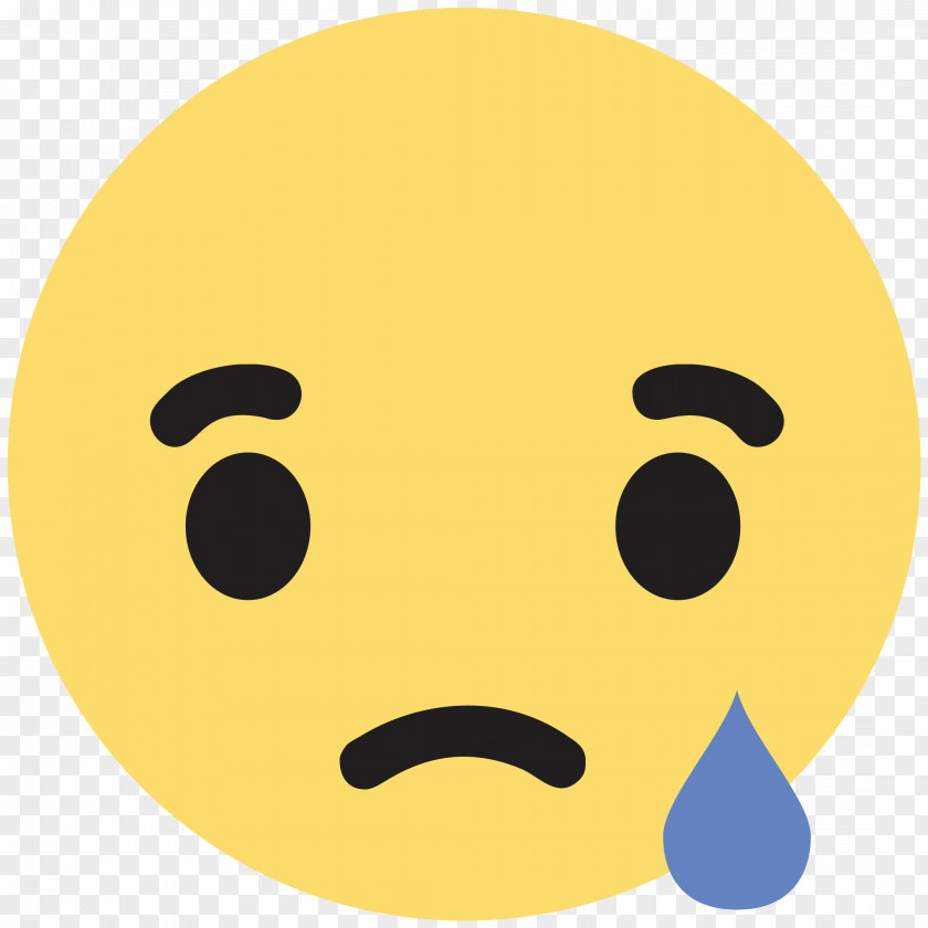 Emoji Face Facebook Like Button Sadness Emoticon PNG