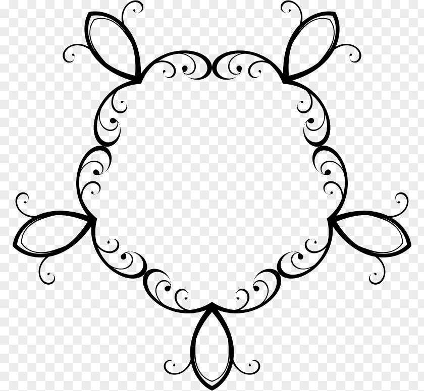 Flourish Black And White Line Art Visual Arts Clip PNG