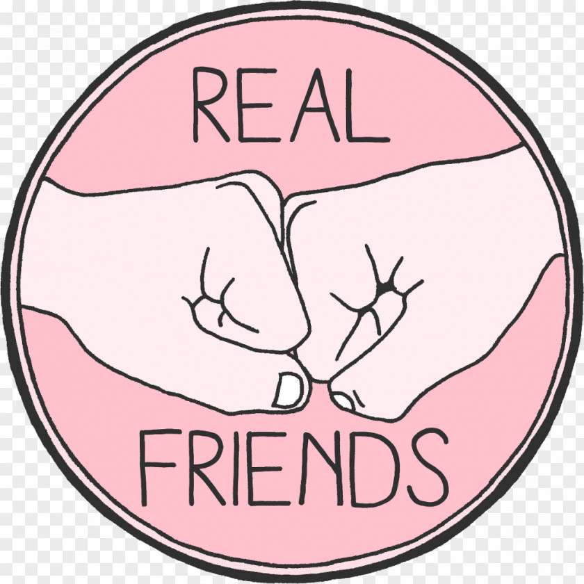 Friendship Real Friends Logo Pop Punk PNG