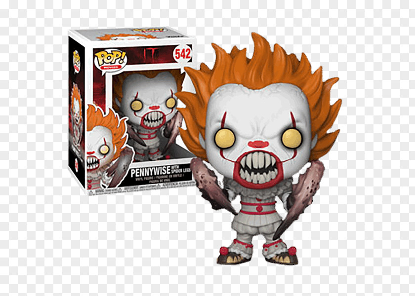Pennywise The Clown It Spider Funko Collectable Toy PNG