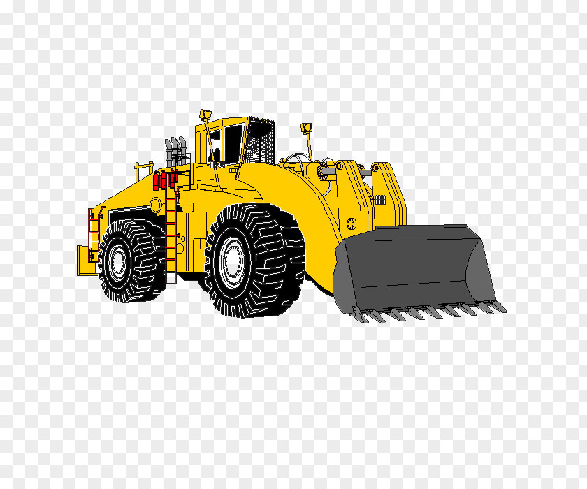 Bulldozer Machine Komatsu Limited Loader Construction PNG