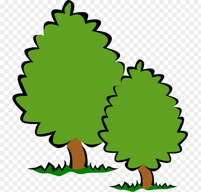 Free Vector Trees Tree Shrub Clip Art PNG