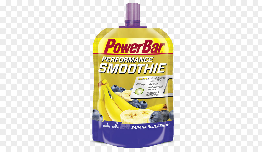 Shake Banana POWERBAR Performance Smoothie 16 Pieces/box PowerBar Smoothies X 90 Gr Powerbar Gel 24 Bars/box PNG