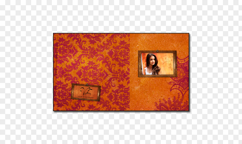 Template Orange Modern Art Picture Frames Rectangle Architecture PNG