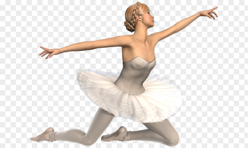 Ballet Flat Tutu Dance Figurine PNG