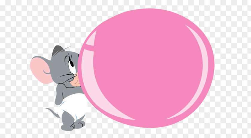 Chewing Gum Nibbles Jerry Mouse Bubble Cartoon PNG