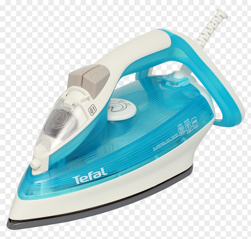 Clothes Iron Small Appliance Steam Tefal Vapor PNG