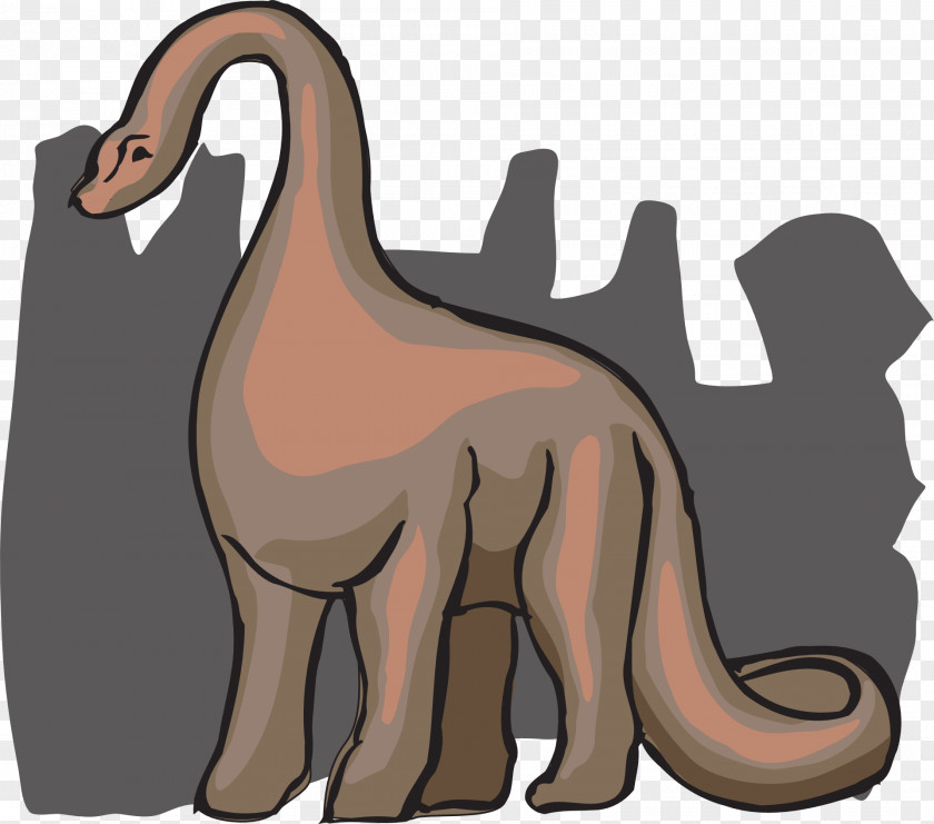 Dino Brachiosaurus Clip Art PNG