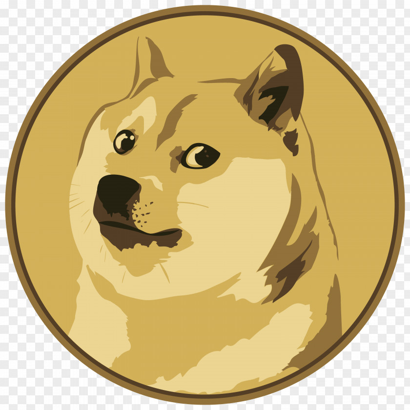 Doge Dogecoin Cryptocurrency Digital Currency PNG