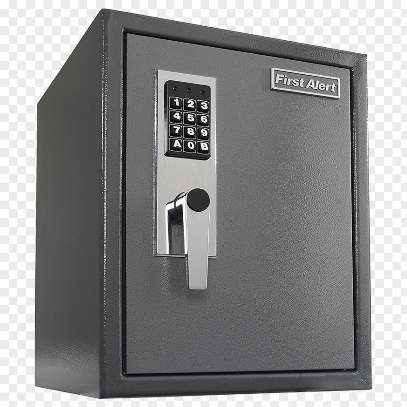 Safe Gun First Alert Electronic Lock Alarm Device PNG