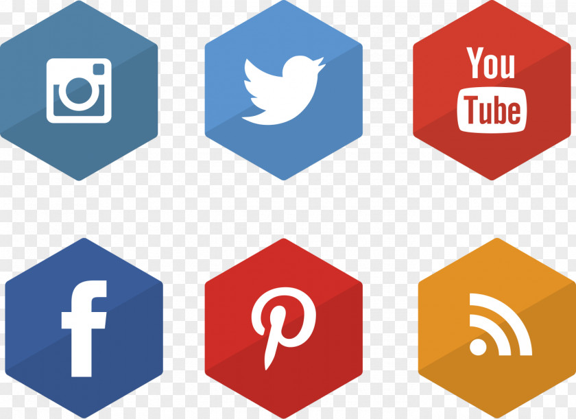 Social Icons Media Marketing Business Information PNG