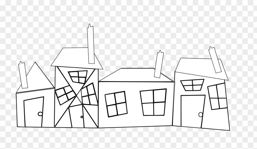 Adobe House Cliparts Next Fall Line Art Clip PNG