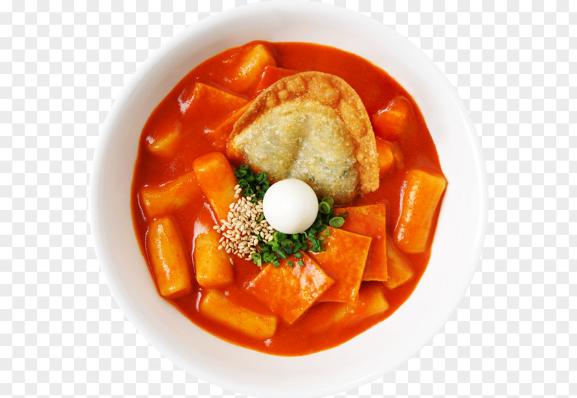 Chilli Hot Yellow Curry Tteok-bokki Red Mandu PNG