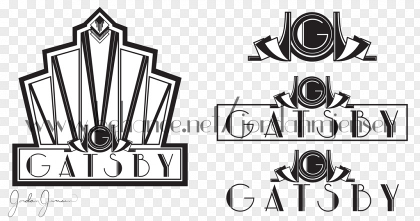 Design Logo The Great Gatsby Graphic PNG