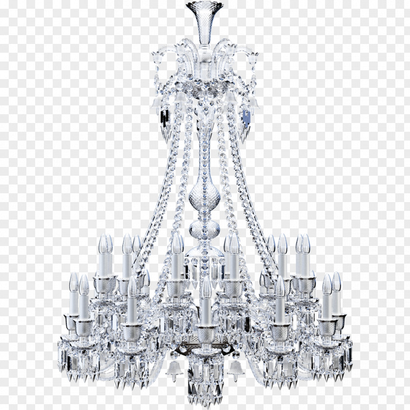 Lustre Chandelier Light Fixture Baccarat Lighting Building Information Modeling PNG