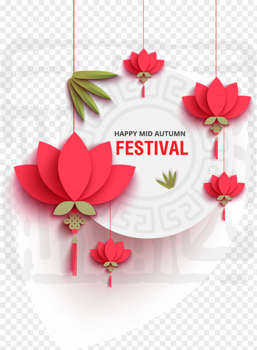 Mid Fine Greeting Cards Mooncake Mid-Autumn Festival Happiness PNG