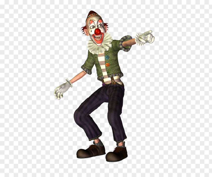 Payaso Clown Figurine Legendary Creature PNG