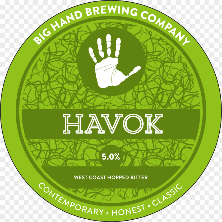 Beer In Hand Logo Green Font Product Fruit PNG