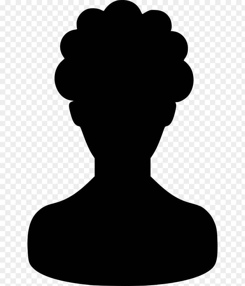 Blackandwhite Silhouette Neck Head PNG