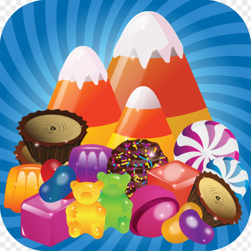 Candy Crush Food Easter Egg Art Desktop Wallpaper PNG