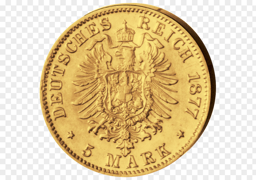 Gold Coin Guinea Numismatics PNG